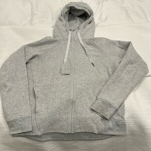Lululemon Heather Grey Zip Up Hoodie - Size 8
